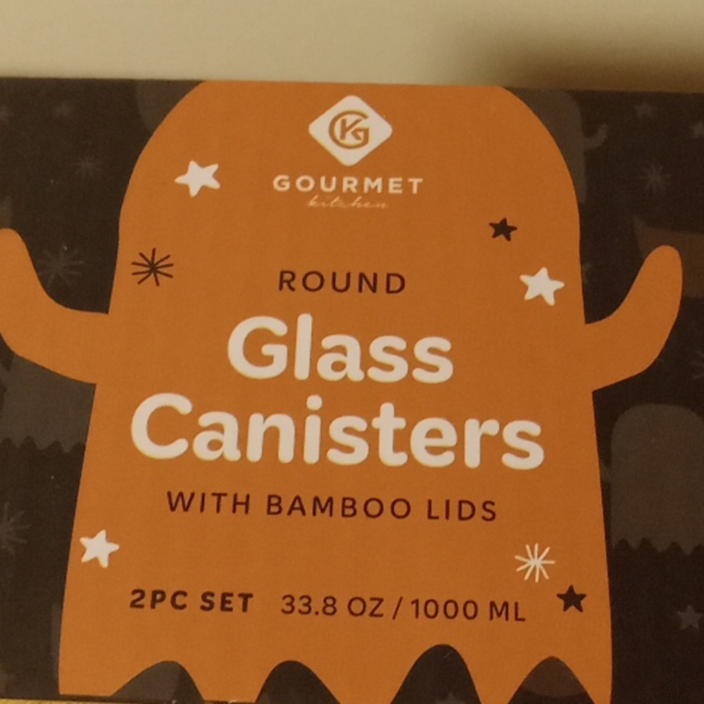 Halloween Ghost Glass  Storage  Jars 👻👻👻👻 - Picture 2 of 5